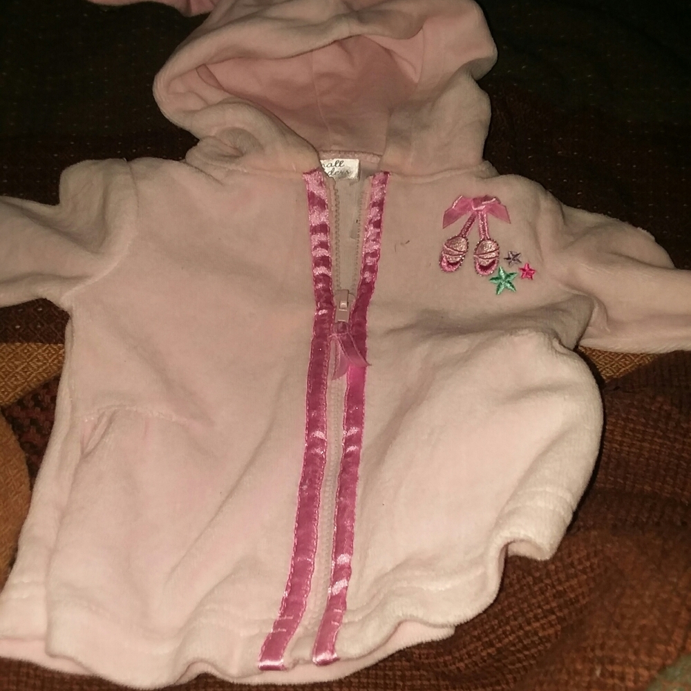 Newborn jacket never worn ballet shoes